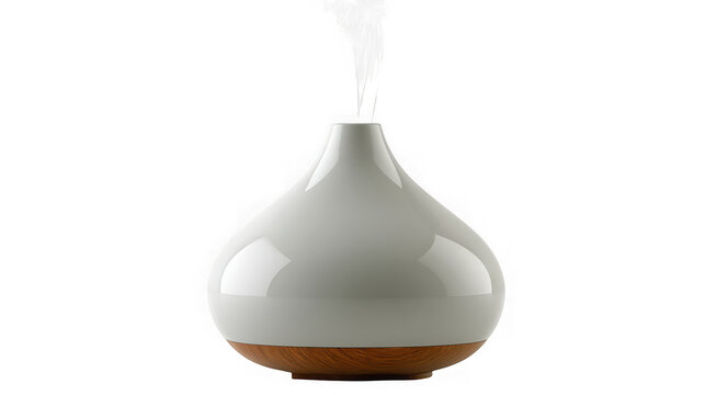 Essential oil diffuser releasing a gentle mist