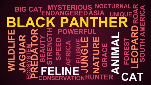 Black Panther Word Cloud