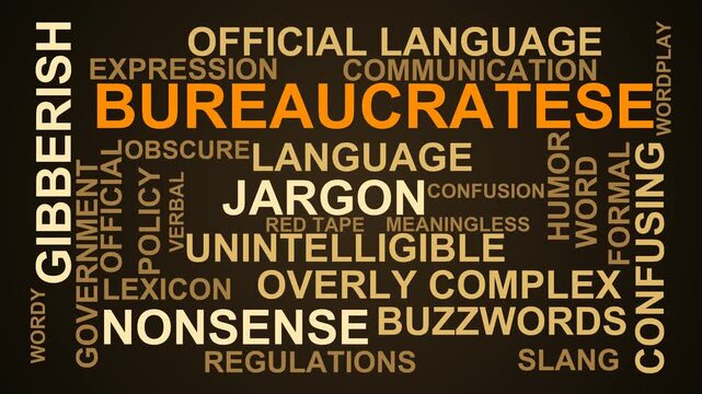 Bureaucratese Word Cloud