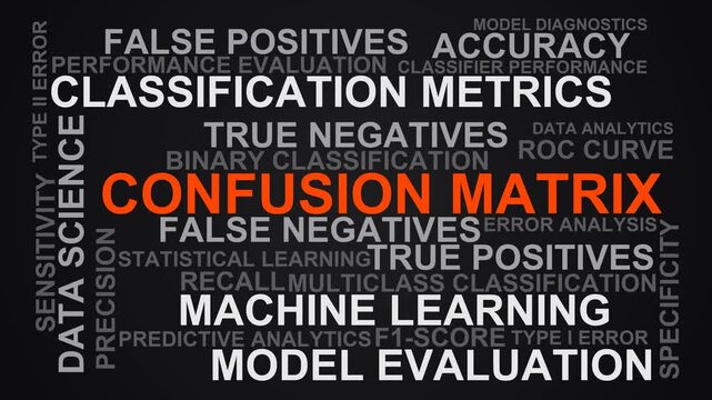 Confusion Matrix Word Cloud