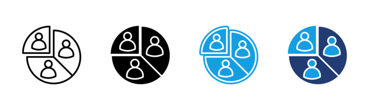 Customer Segment web icon multiple style collection