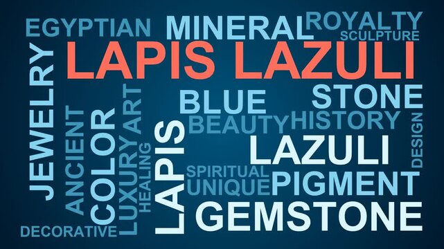 Lapis Lazuli Word Cloud