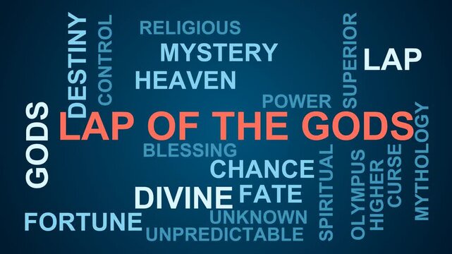 Lap Of The Gods Word Cloud