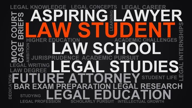 Law Student Word Cloud