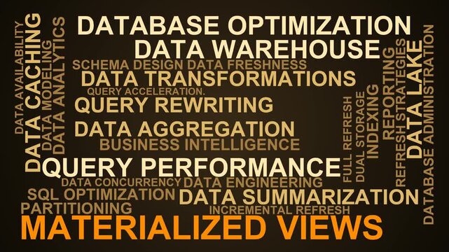 Materialized Views Word Cloud