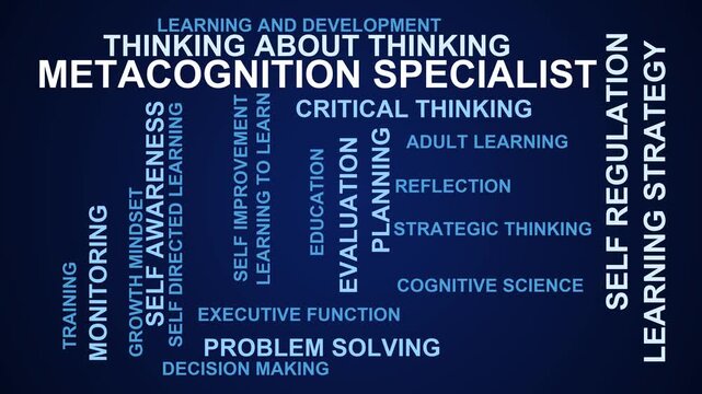 Metacognition Specialist Word Cloud