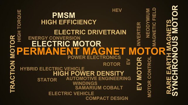 Permanent Magnet Motor Word Cloud