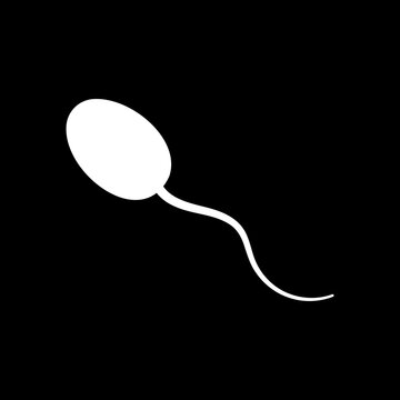 sperm cell vector icon science, biology, medical, microscopic, fertility, cell, reproduction, health, genetics