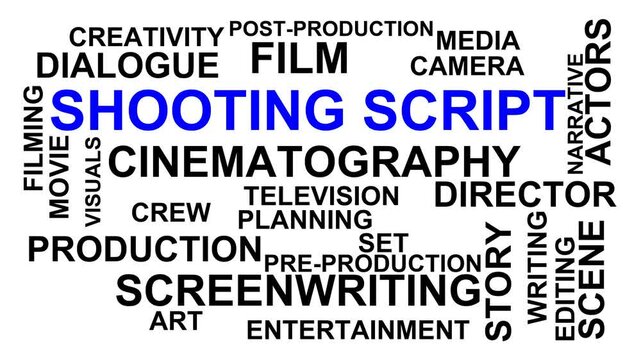 Shooting Script Word Cloud