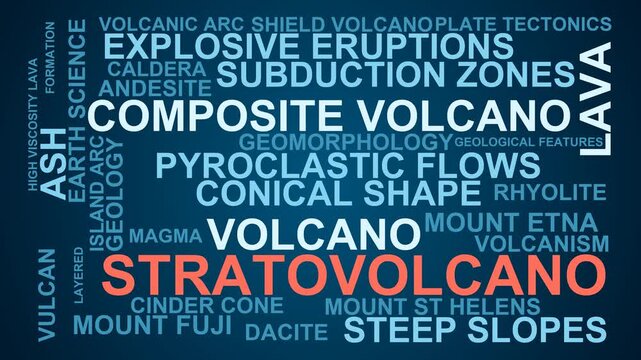 Stratovolcano Word Cloud