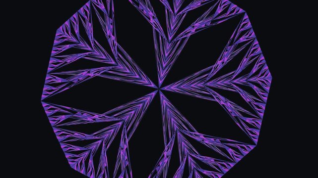 Seamless 12-second loop of mathematical Penrose tiling with rhythmic scale and wave distortion. Created with pure geometric algorithms.