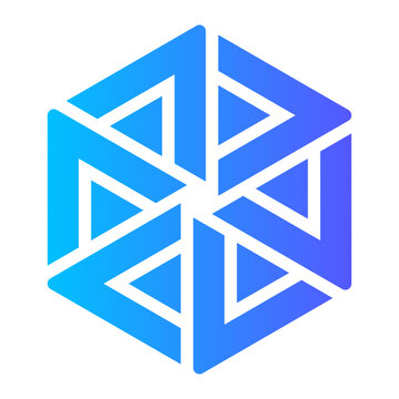 shape gradient icon