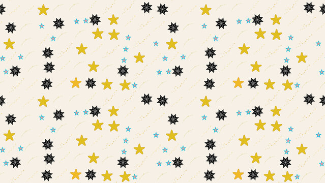 Star Pattern with Constellations