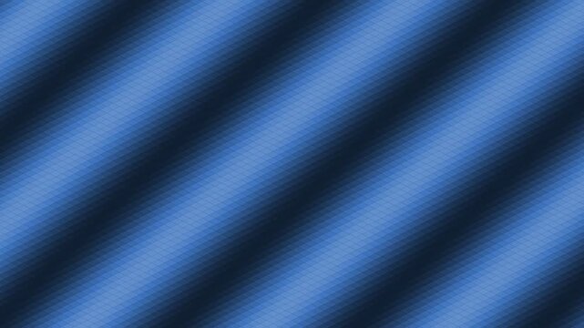 Abstract blue diagonal ribbed texture wave moving continuously on dark background loop for corporate presentation, tech background, and modern UI.