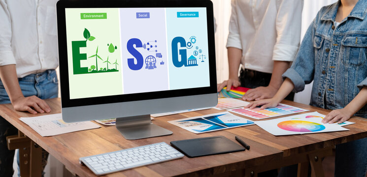 ESG environmental social governance policy for brisk business to set a standard to achieve high ESG score