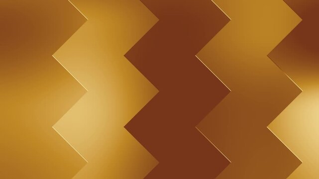 Abstract chevron pattern in warm tones with golden edges ideal for modern digital design backgrounds