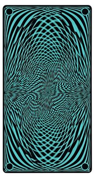 Abstract green and black wavy pattern with geometric moire effect
