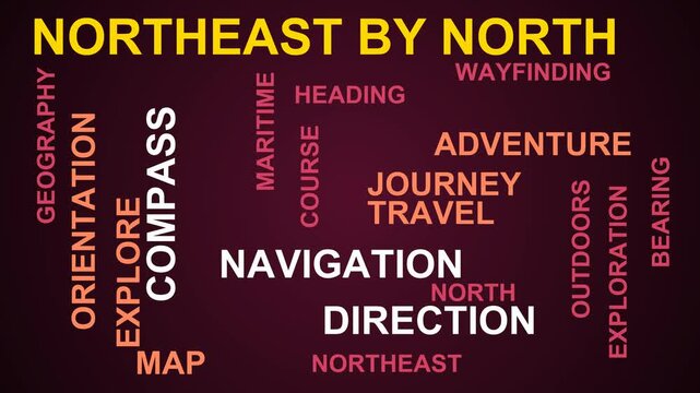 Northeast By North Word Cloud