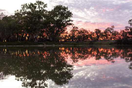 Sunrise over the Murray River