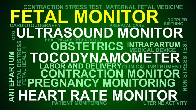 Fetal Monitor Word Cloud