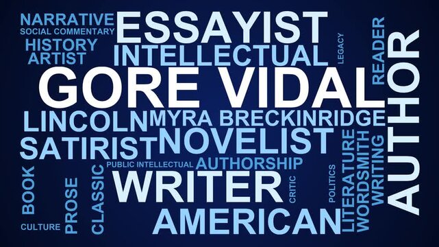 Gore Vidal Word Cloud