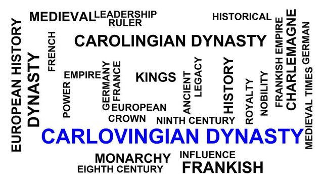 Carlovingian Dynasty Word Cloud