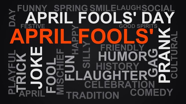 April Fools' Word Cloud