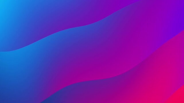 Abstract dynamic animation featuring smooth flowing layers of vibrant blue, purple, magenta, and pink gradient waves shifting across the screen.