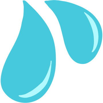 blue water drop clipart