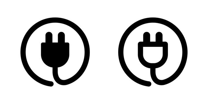 set of vector outlet icons	
