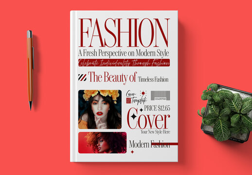 Fashion Magazine Cover Template