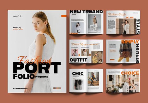 Fashion Portfolio Magazine Design