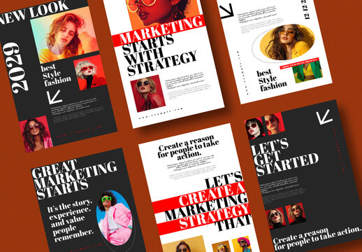 Modern Fashion Marketing Social Media Post