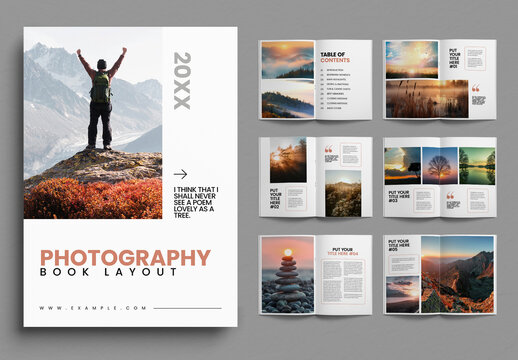 Photography Magazine Design Layout