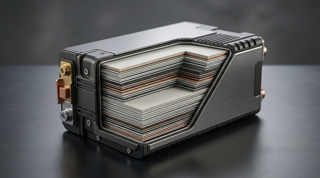 Modern stylish graphic clipart of a retro laptop with layered paper