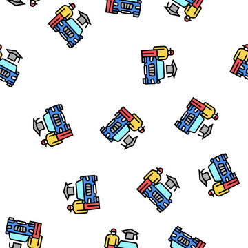 driving Lessons for teens vector seamless pattern driving Lessons for teens sign illustration