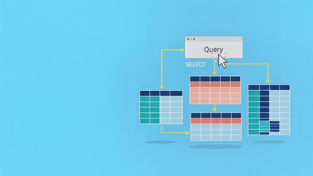 Database Query Process Flowchart Visualization