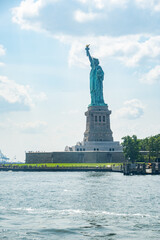 Distant View of Statue of Liberty in New York  © Niaholisc