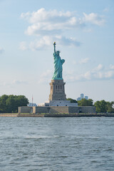 Distant View of Statue of Liberty in New York  © Niaholisc