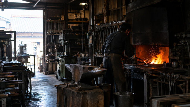 Blacksmith at the Glowing Forge
