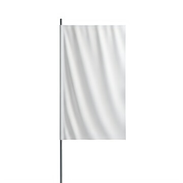 Blank white vertical flag