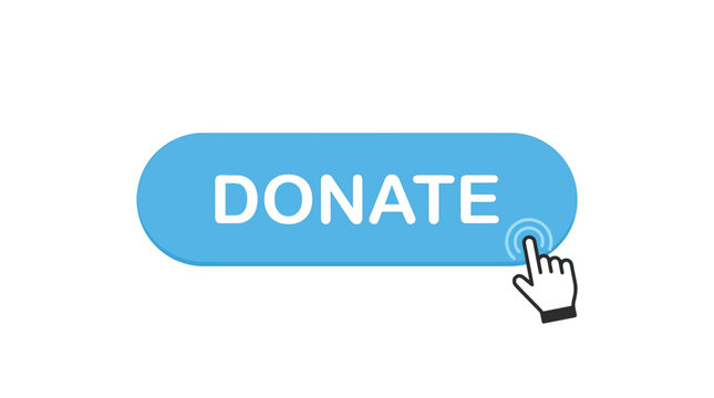 Modern donate button icon