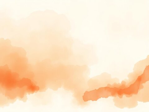 Soft peach background with gentle watercolor texture, abstract design, subtle texture