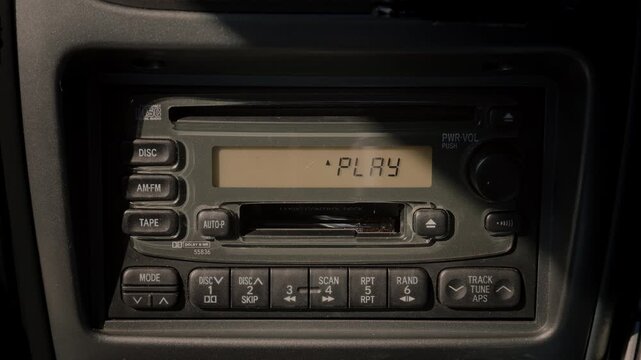 As the Cassette Player Clicks on the Retro Audio Unit, Nostalgic Tunes Begin to Flow, Rewinding Time  |  Japan