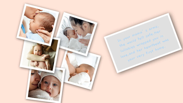 Cute Baby Photo Collage