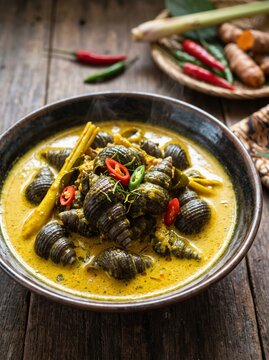 siput sedut masak lemak cili api