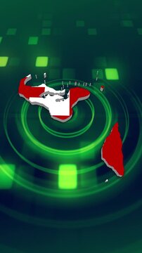 Mobile Vertical Resolution, 2160x3840 Pixels, Tonga Flag on its Map, 3D Map Flag Opener

Suitable for Mobile Videos, Politics, Elections, News, Sports Events and Presentations