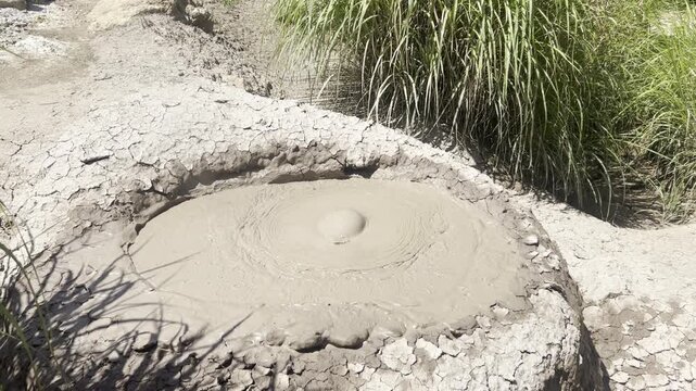 Bouzu Jigoku Beppu Ooita Japan , boiling mud 