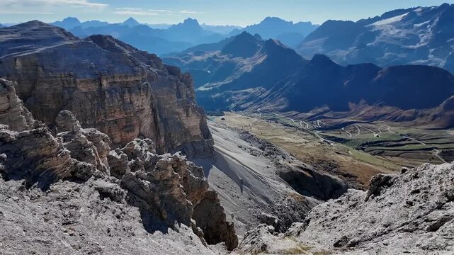 Dolomiten - Blick vom Sass Pordoi