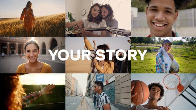Cinematic Photo Collage Slideshow